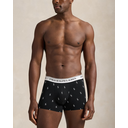 Ralph Lauren Classic Stretch-Cotton Trunk 3-Pack - White/Heather/Black AOPP image 5