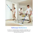 UNINELL HOME UV1 Aspirateur Balai sans Fil, Aspirateur Puissant 45KPa/450W pour Poils d'Animaux, Batterie Amovible 60 Min, Léger, Autoportant et Anti-Emmêlement pour Maison image 7