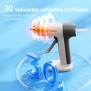 Tilswall Kabellose Heißklebepistole - Tilswall kabellose Heißklebepistole mit 30 Sekunden Schnellvorheizung, 2000mAh Akku, 20 Stück Heißklebesticks (7 X 140 mm), Anti-Tropf-Düse, ideal für DIY, Bastelarbeiten und Reparaturen - Weiß image 3