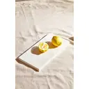 Maison by Premier White Marble Rectangular Chopping Or Serving Board, Durable Natural Stone Board For Kitchen Use image 2
