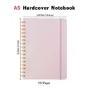 Jubiluu Carnet ligné A5 à spirales et couverture rigide - Lavande image 2