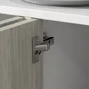 HOMCOM Modern Sideboard with 2 Cupboards, Kitchen Storage Cabinet for Living Room with Adjustable Shelves, 4 Doors and Solid Wood Legs, White image 8