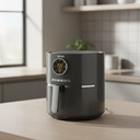 Tefal Ultra Fry Heißluftfritteuse, frittieren ohne Öl, braten, grillen, backen, 4,2 Liter für 6 Personen, 8 Kochprogramme, digitales Display, energiesparend, gesunde Fritteuse ohne Öl, grau, EY111B image 4