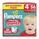 Pampers Baby-Dry Pants Big Pack, Taille 4, 56 couches image 0