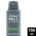 Dove Men + Care Anti-Perspirant Aerosol Fresh 150 ml image 1