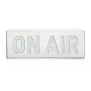 GLOBAL GIZMOS Table Lamp Neon Sign On Air White image 2