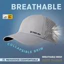 TOP-EX Casquette respirante en mesh, séchage rapide, effet rafraîchissant taille M/L - Gris image 1