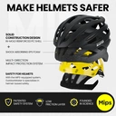 OutdoorMaster MIPS Casque de vélo de route pour adultes noir - Taille M image 1