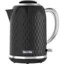 Breville Curve Electric Kettle, 1.7L 3KW Fast Boil, Textured, Black & Chrome - VKT017 image 0