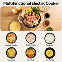 IAGREEA Slow Cooker, 2.6L 1000W Small Crock Pot with Steamer - 2 Heat Manual Control Slow Cooker, Non-Stick Electric Pot for Raman, Soup, Noodles, Steak, Oatmeal, Rapid, with Temperature control image 9