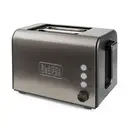 Black + Decker BXTO900E Grille-pain à 2 fentes, 900 W, en acier inoxydable image 0