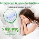 GTIMEX Matelas, Matelas à ressorts 7 zones, 140 x 190 cm, 22 cm de haut, H3, Matelas orthopédique, Avec drap-housse, Matière respirante, Pour enfants et adultes image 2