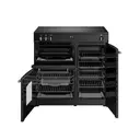 Belling FARMHOUSE 90Ei Induction Range Cooker – 90cm, 5-Zone Induction Hob with Link+, Dual Electric Ovens, AirFry Function, Black, A Rated image 3