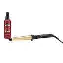 Tresemmé Keratin Smooth Salon Shine Waving Wand, 5 Digital Settings, Max 200 degrees Celsius, Black/Gold, 2804CU image 0