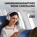 Soundcore von Anker, Space One – Pink, kabellose Kopfhörer mit aktiver Geräuschunterdrückung, 2x stärkere Stimmgeräuschunterdrückung, bis zu 40 Stunden Akkulaufzeit mit ANC, App-Steuerung, Hi-Res-Wireless-Audio mit LDAC, bequemer Sitz, klare Anrufe, Bluetooth 5.3 image 2
