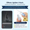 [Sommerangebote - Kostenlose Lieferung am nächsten Tag] Bair Care V6 tragbare Munddusche im Taschenformat mit innovativem Magnet-Wassertank, Druck-Sprühmodus, 30 Tage Akkulaufzeit, über USB aufladbar, IPX7 wasserdicht, ideal für Reisen, Zuhause & tägliche Mundpflege image 3