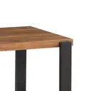 Side Table Pembroke Square Pine Natural/Black image 3