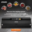ATSHARK Vacuum Sealer - High Pressure 5-in-1 Design, Fast and Convenient, Comes with 40 Vacuum Bags, Ideal for Home Food Preservation, VS6615H image 1