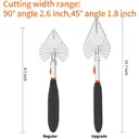 GARTOL Miter Shears- Multifunctional Trunking Shears for Angular Cutting of Moulding and Trim, Adjustable at 45 to
135 Degree, Hand Tools for Cutting Soft Wood, Plastic, PVC, with Replacement
Blades image 2
