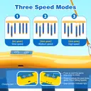 Jouet de jeu de réflexion à bâtons tombants, entraîneur de coordination œil-main rechargeable par USB avec 3 vitesses de chute réglables, bâtons tombants en mousse EVA souple sûrs pour enfants et adultes, jeu interactif de fête familiale en intérieur, jouet d'entraînement de la vitesse de réaction, conception suspendue au mur avec crochets d'installation, cadeau parfait pour les enfants image 4