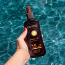 Calypso Sun Protection Deep Tanning Oil Spray 15 Medium 200ml image 4