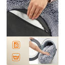 SONGMICS Lit donut et coussin lavable pour animaux gris clair - 80 cm  image 9