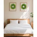 11 Inch Artificial Boxwood Small Wreath -2pcs image 6