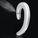 Écouteurs intra-auriculaires VoxorAI C6 argentés à conduction osseuse Bluetooth, modèle populaire, avec contour d'oreille unique. Écouteurs de sport. image 3