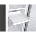 homeX FSN2041E-S Gefrierschrank – 204 Liter Nettokapazität, 4-Sterne-Gefriertruhe, freistehend, Temperaturregelung, Super-Frost-Funktion, leise, 39 dB, Silber [Energieeffizienzklasse E] image 4
