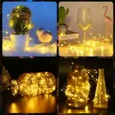 Vivreal 2PCS Solar Copper Wire String Lights – 8M (26 ft) 80 LEDs Warm White， Waterproof Outdoor Fairy Lights for Garden， Patio & Holiday Decoration, New Year Sale , Top gift picks image 6