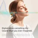 Écouteurs Verbex BL-09 noirs, écouteurs à intelligence artificielle, à conduction osseuse, pour la natation, Bluetooth, pour le sport, avec réduction de bruit et confortables à porter. image 8