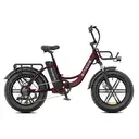 ENGWE L20 BOOST Foldable Electric Bikefat 250W  48V 13AH battery E-Mountain bike 20 Fat Tire ENGWE L20 BOOST（red） image 1