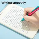 M&G So Many Cats Erasable Gel Pens, 6 Pack Erasable Pen Fine Point 0.5mm, Crystal Blue Retractable Erasable Gel Ink Pen with Comfort Grip, Make Mistakes Disappear for Drawing Writing Planner and Crossword Puzzles image 2