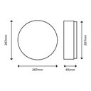 Philips Ceiling Light LED Luminaire Spray Bathroom Warm White 12W D: 28.7cm image 6