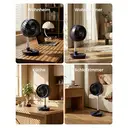 Airmate Klappbarer Luftzirkulator, DC-Motor energiesparend, 32 dB leise für Schlafzimmer, Fernbedienung, 8 Geschwindigkeiten & Sturmmodus, 8-Stunden-Timer, höhenverstellbar, kompakt & tragbar, abnehmbar leicht zu reinigen image 4