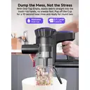 MONSGA MV3 Cordless Vacuum Cleaner, 45KPa 400W Stick Vacuum for Home, 50Mins Anti-Tangled Vacuum Cleaner with Charging Dock, Light-weighted Handheld Vacuum for Pet Hair/Carpet/Floor, LED Touch Display image 5