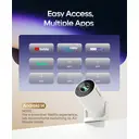 MAGCUBIC HY300Pro mini projecteur 4K 1080 P avec WiFi 6 & BT 5,4, 290 ANSI Lumens image 3