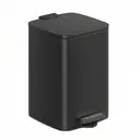 SONGMICSHOME  20L Trash Can, Kitchen Garbage Can, Soft Close and Stays Open, Black image 0