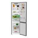 Beko B7RCNA408HG Kühl-Gefrierkombination, 32 dB(A), (GP: B), 355 l, HarvestFresh, 0°C-Zone, MultiZone, Smooth Fit: 90° Türöffnung, ProSmart-Kompressor mit 10 Jahren Kompressorgarantie & VDE-Lebensdauertest für 25 Jahre, H x B x T: 203,5 x 59,5 x 66,3 cm, Manhattan Grey image 1