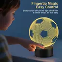 Vivreal 3D LED Illusion Football Night Light with Remote 16 Color with Acrylic Flat & ABS Base & USB Charger, New Year Sale , Top gift picks image 7