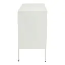 Interiors by Premier Sideboard Acier Metal White image 1