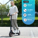 ISCOOTER I9 36V7.5AH battery 8.5 Inch TIRE ROAD Electric Scooter Adult Foldable E-scooter 350W motor city Escooter image 7