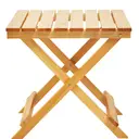 Interiors by Premier Side Table Beauport Wood Foldable Natural image 0