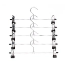 ANQI Pants Hangers with Clips, Metal Hanger with Adjustable Clips, Silver, 20 Pack image 1
