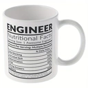 Alphynix Ingenieur Nutrition Facts lustige Kaffeetasse 33cl inspirierend und motivierend,Le cadeau de la saint-valentin, cadeau d’anniversaire image 4