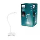 Philips Table Lamp Rock LED USB Rechargeable 3 Brightness Settings 18W White image 0
