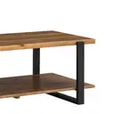 Coffee Table Pembroke Rectangle Pine Natural/Black image 2