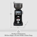 Sage the Smart Grinder™ Pro Coffee Grinder, Dosing iQ™ Technology, 60 Grind Settings, Conical Burr, Black Truffle - SCG820BTR4GUK1 image 5