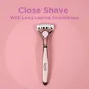 Wilkinson Rose Gold Shaver Set, Includes 1 Shaver + 4 Blades image 4