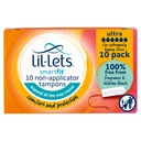 Lil-Lets Extra Protection 10 Non-Applicator Tampons image 0